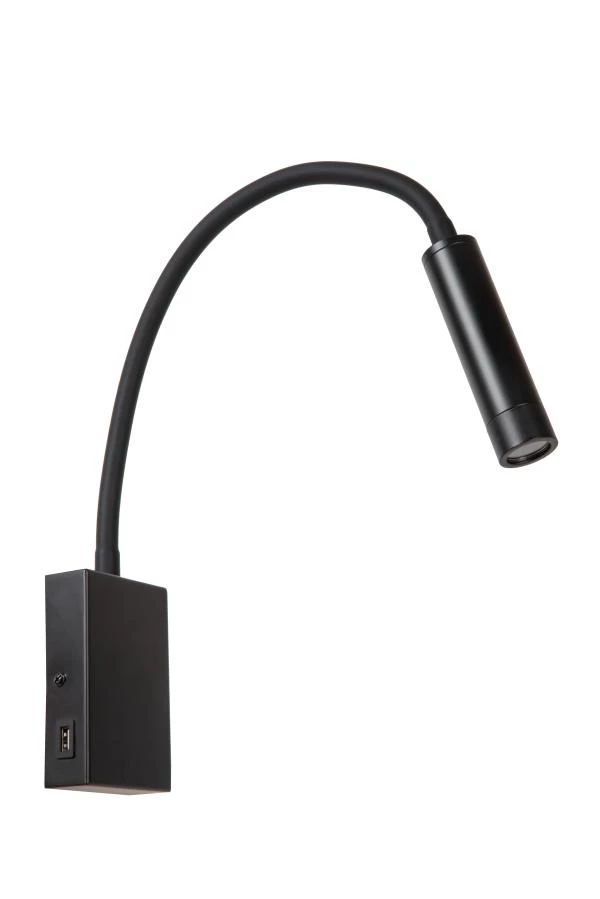 Lucide ALEC - Wall spotlight / Wall light - LED - G9 - 1x3W 2700K - Interchangeable rings included - Black - turned off